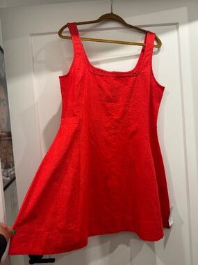 Red ASOS Babydoll Summer Dress (Never worn)